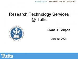 Tufts science and technology center