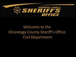 Onondaga county sheriff civil division