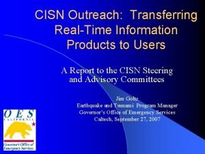Cisn display