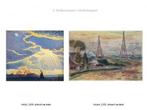 1 Onderwerpen Landschappen Herfst 1909 olieverf op doek