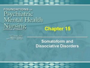 Somatoform disorder definition