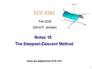 ECE 6382 Fall 2020 David R Jackson Notes