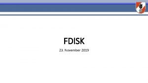 Fdisk feuerwehr