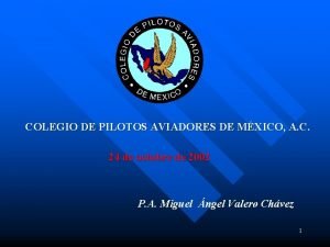 COLEGIO DE PILOTOS AVIADORES DE MXICO A C