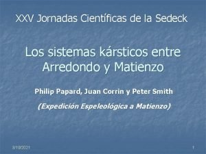 XXV Jornadas Cientficas de la Sedeck Los sistemas