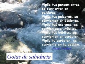 Tus pensamientos crean tus acciones