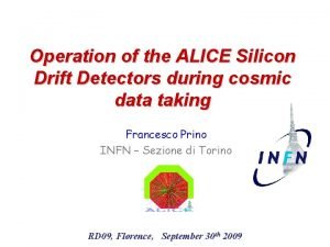 Operation of the ALICE Silicon Drift Detectors during