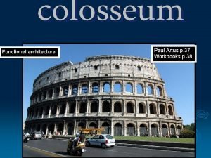 Colosseum function