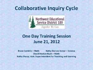 Collaborative inquiry cycle