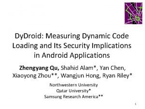 Android dynamic code loading