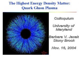 Quark gluon