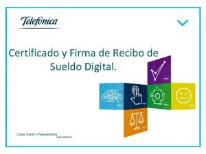 Certificado y Firma de Recibo de Sueldo Digital