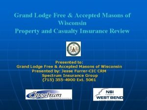 Grand Lodge Free Accepted Masons of Wisconsin Property