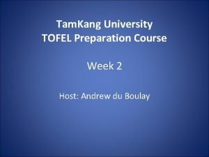 Tofel preparation