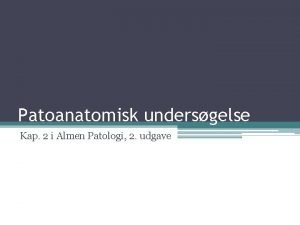 Patoanatomisk