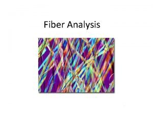Fiber analysis forensic science