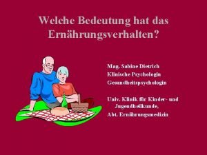 Sabine dietrich psychologin