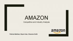 Amazon competitive analysis