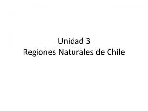 3 regiones naturales