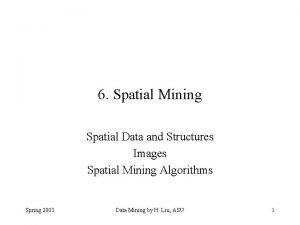 6 Spatial Mining Spatial Data and Structures Images
