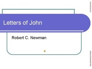 newmanlib ibri org Letters of John Robert C
