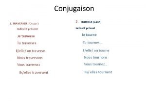 Cruzar conjugaison