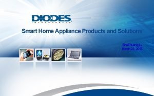 Smart Home Appliance Products and Solutions Shu Zhuang