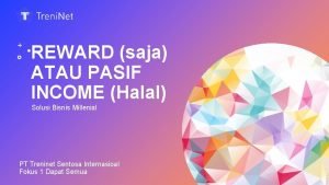 Pasif income halal