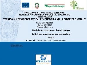 FONDAZIONE ISTITUTO TECNICO SUPERIORE MECCANICA MECCATRONICA MOTORISTICA E