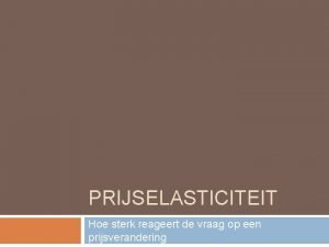 Elasticiteit