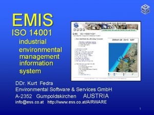 EMIS ISO 14001 industrial environmental management information system