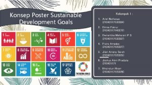 Poster sustainable development goals