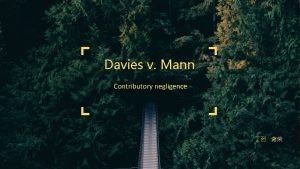 Davies vs mann Davies vs mann