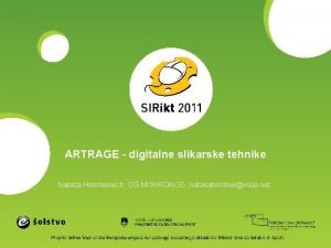 ARTRAGE digitalne slikarske tehnike Nataa Himmelreich O MOKRONOG