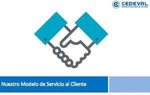 Nuestro Modelo de Servicio al Cliente Modelo de