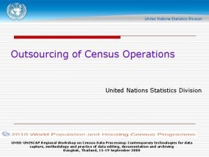 United nations statistics division