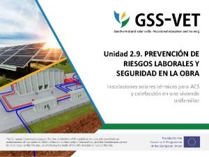 Unidad 2 9 PREVENCIN DE RIESGOS LABORALES Y