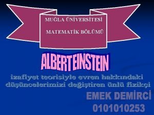 MULA NVERSTES MATEMATK BLM DAHNN DOUMU Einstein 1879