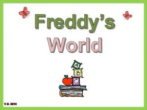 מבחן באנגלית לכיתה ד freddy's world