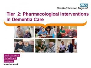 Tier 2 Pharmacological Interventions in Dementia Care Aims