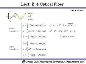 V number in optical fiber