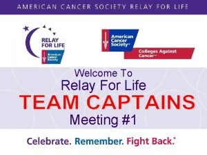 Relay for life mission statement