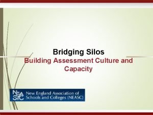 Bridging Silos Building Assessment Culture and Capacity Outcomes