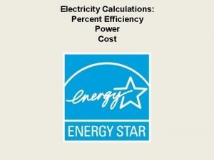 Electrical energy formula