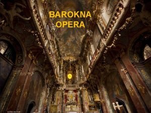 Opera v baroku