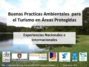 Buenas Practicas Ambientales para el Turismo en reas