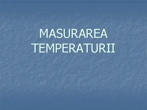 Scari de temperatura