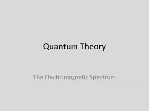 Electromagnetic spectrum conclusion