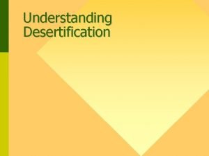 Conclusion of desertification