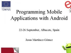 Mobile applications